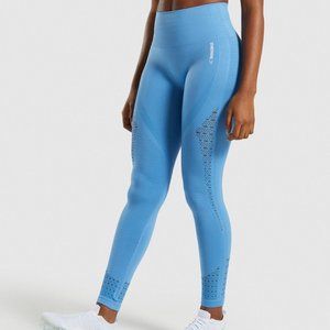 Gymshark Blue Energy Seamless Leggings